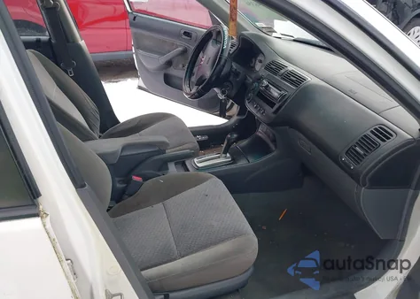 2004 Honda Civic Vp из США, поврежденный, VIN 2HGES16374H611413